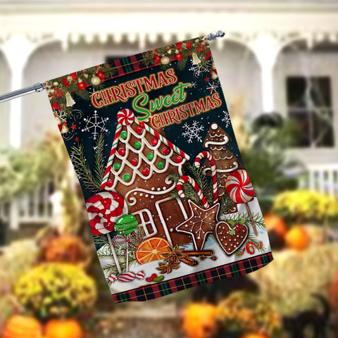 Christmas Sweet Christmas Garden Flag - 12x18 Garden Flag Sublimation Design Download PNG File Instant Download Sublimation CaldwellArt 