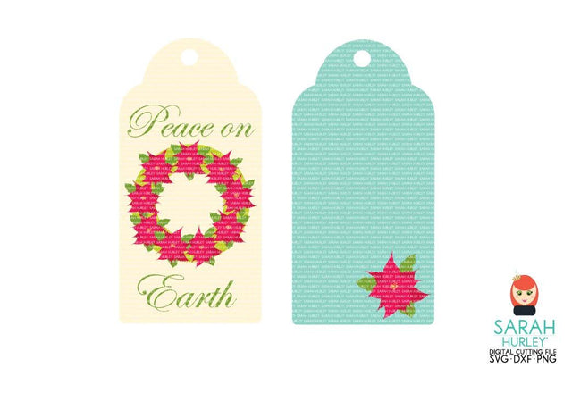 Christmas Tag SVG Sarah Hurley 