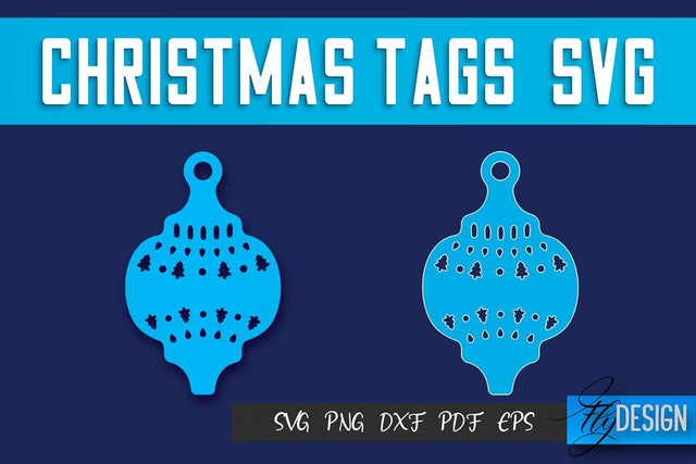 Christmas Tags SVG Design|Christmas Gift Decoration SVG | Gift Design SVG SVG Fly Design 