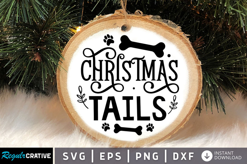 Christmas tails SVG Design SVG Regulrcrative 