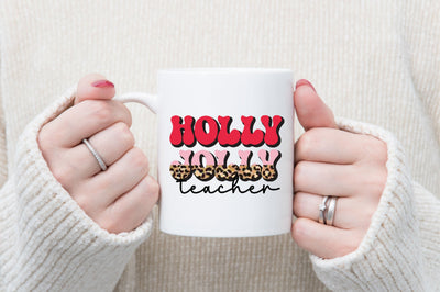 Christmas Teacher Sublimation Sublimation SVGista 
