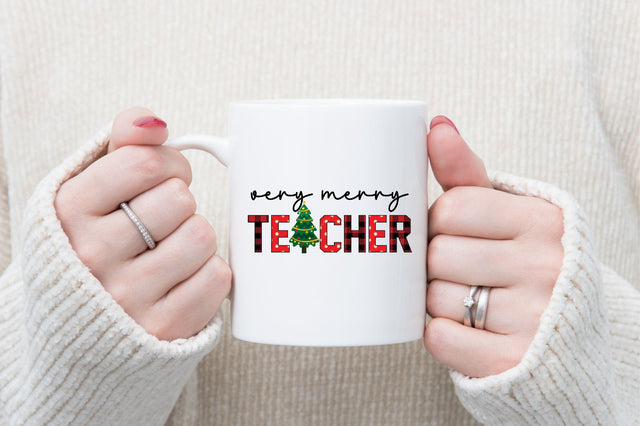 Christmas Teacher Sublimation Sublimation SVGista 