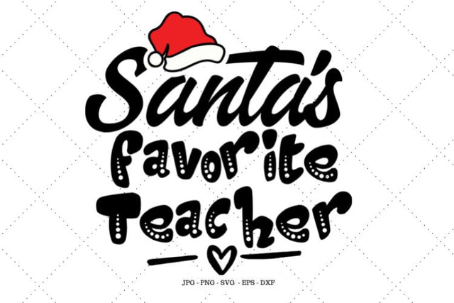Christmas Teacher Svg, Teacher Gift, Funny Teacher, Teacher Holiday, Teacher Santa, Teacher Tee SVG SVG Digital Designer 
