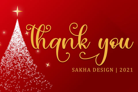 Christmas Theme Font Sakha Design Studio 