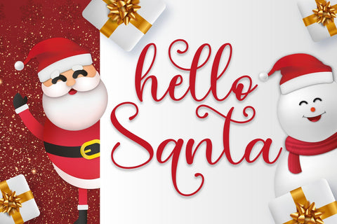 Christmas Theme Font Sakha Design Studio 