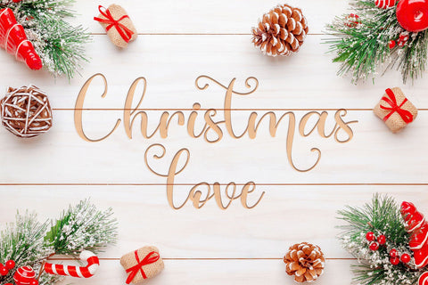 Christmas Theme Font Sakha Design Studio 