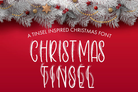 Christmas Tinsel Font Freeling Design House 