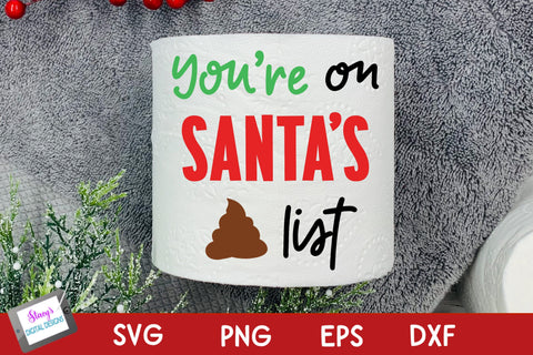 Christmas Toilet Paper Bundle | 6 Toilet Paper SVG Designs SVG Stacy's Digital Designs 