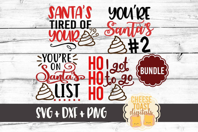 Christmas Toilet Paper Roll Design Bundle SVG Cheese Toast Digitals