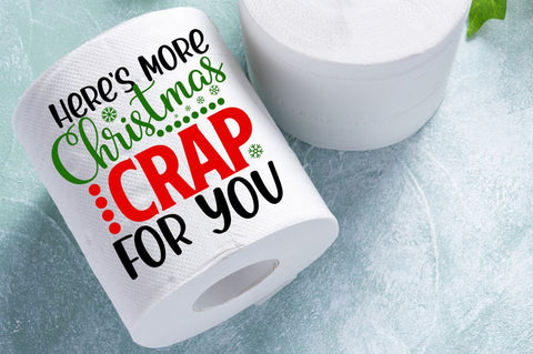 Christmas Toilet Paper SVG Bundle,Christmas gag gift svg SVG DESIGNISTIC 