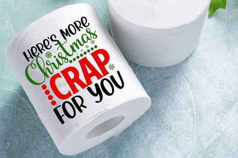 Christmas Toilet Paper SVG Bundle,Christmas gag gift svg SVG DESIGNISTIC 