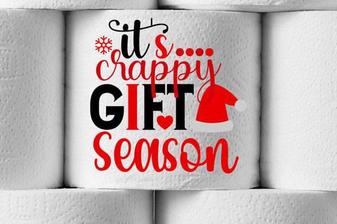 Christmas Toilet Paper SVG Bundle,Christmas gag gift svg SVG DESIGNISTIC 