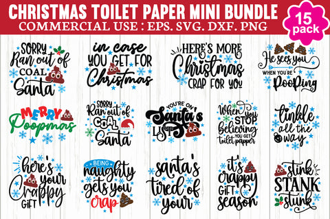 Christmas toiletpaper Svg Bundle SVG md faruk hossain 
