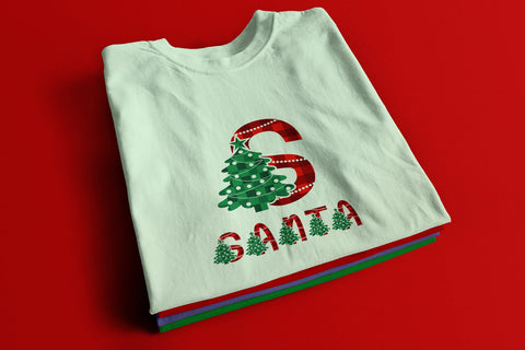 Christmas Tree Alphabet Sublimation Bundle PNG Files Sublimation zafrans studio 