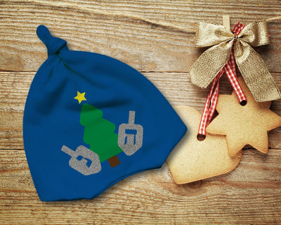 Christmas Tree and Dreidels Dual Holiday SVG Designed by Geeks 