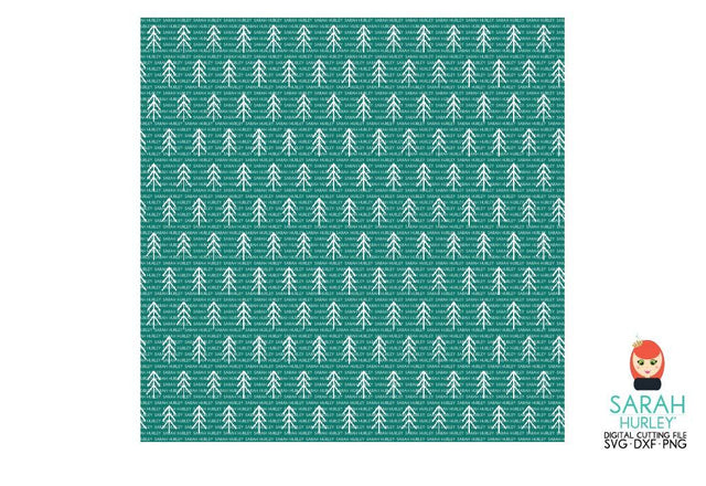 Christmas Tree Background SVG Sarah Hurley 