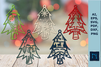 Christmas tree Bauble Ornament SVG bundle SVG MD JOYNAL ABDIN 