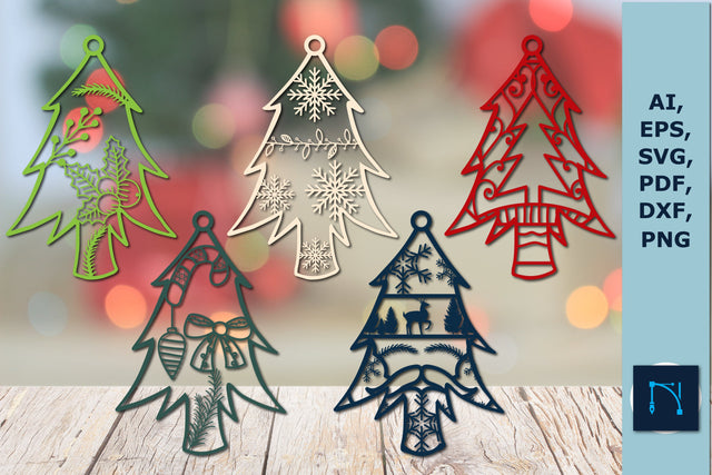 Christmas tree Bauble Ornament SVG bundle SVG MD JOYNAL ABDIN 