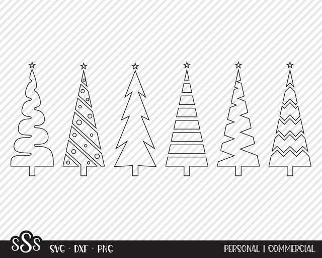 Christmas Tree Bundle | Christmas SVG SVG Texas Southern Cuts 