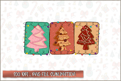 Christmas Tree Cake Sublimation Bundle SVG Shetara Begum 