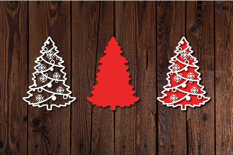 christmas tree cut file, svg, sticker, decoration SVG dadan_pm 
