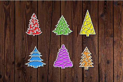 christmas tree cut file, svg, sticker, decoration SVG dadan_pm 