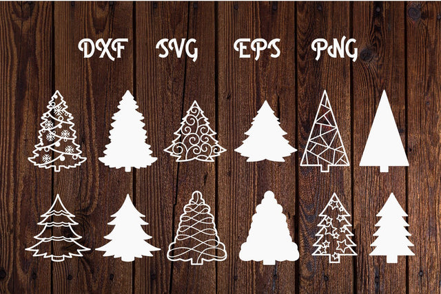 christmas tree cut file, svg, sticker, decoration SVG dadan_pm 