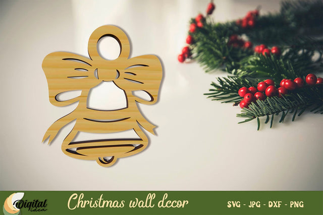 Christmas Tree Decoration SVG. 3D Christmas Decor Laser Cut. SVG Evgenyia Guschina 