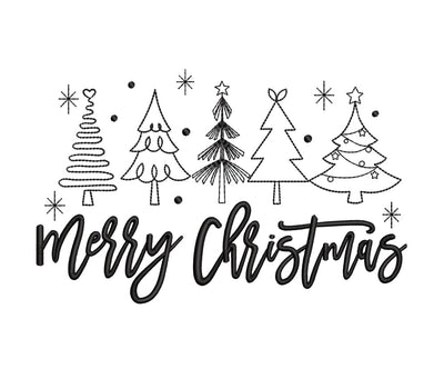 Christmas tree design comes with 4 sizes: SVG ArtEMByNatalia 