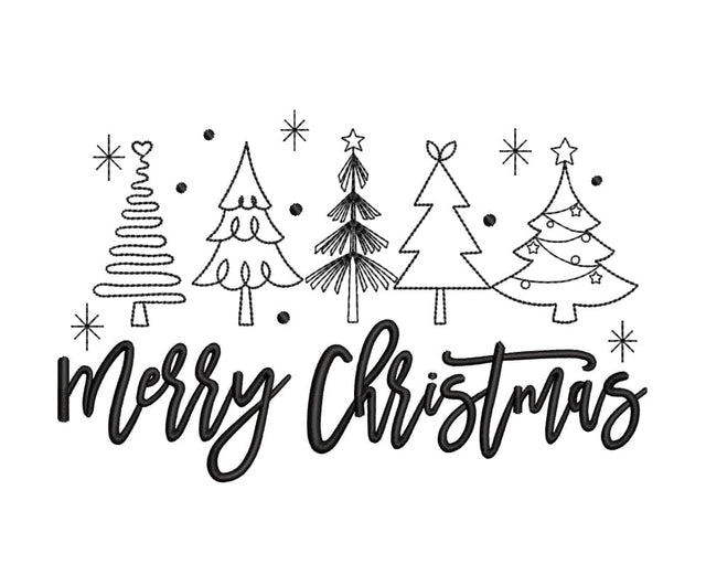 Christmas tree design comes with 4 sizes: SVG ArtEMByNatalia 