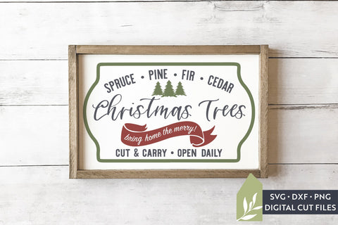 Christmas Tree Farm SVG Files | Bring Home the Merry SVG LilleJuniper 