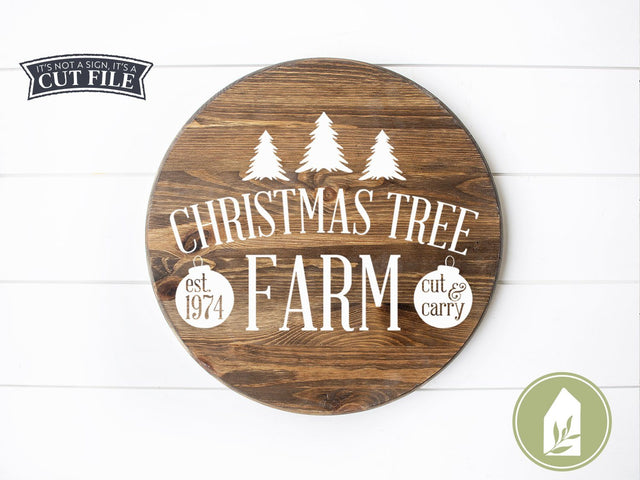 Christmas Tree Farm SVG | Holiday SVG | Rustic SVG SVG LilleJuniper 