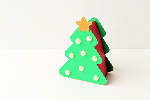 Christmas Tree Gift Box SVG 3D Paper Risa Rocks It 