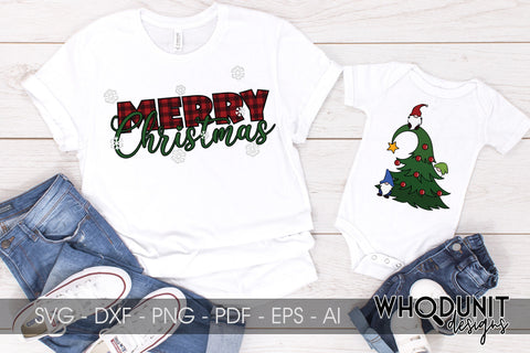 Christmas Tree Gnomes SVG | Merry Christmas | Gnomes Cut File SVG Whodunit Designs 