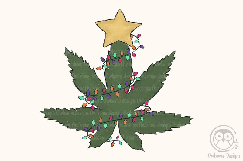 Christmas Tree Hippie Sublimation Sublimation LAM HOANG THUY 