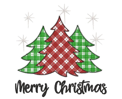 Christmas tree machine embroidery design, Snowflakes embroidery design, Holiday Embroidery Design, Merry Christmas, 4 sizes. SVG ArtEMByNatalia 