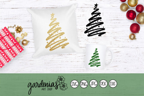 Christmas Tree Mini Bundle SVG Gardenias Art Shop 
