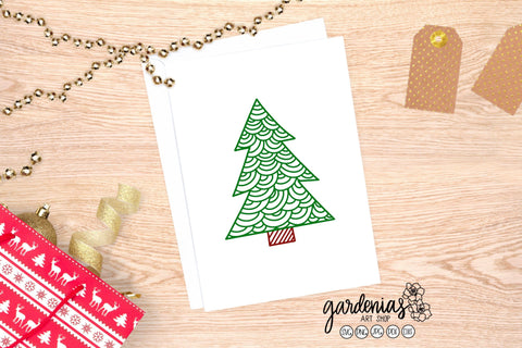 Christmas Tree Mini Bundle SVG Gardenias Art Shop 