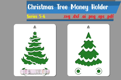 Christmas Tree Money Holder 3 SVG zafrans studio 