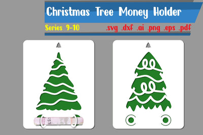 Christmas Tree Money Holder 5 SVG zafrans studio 
