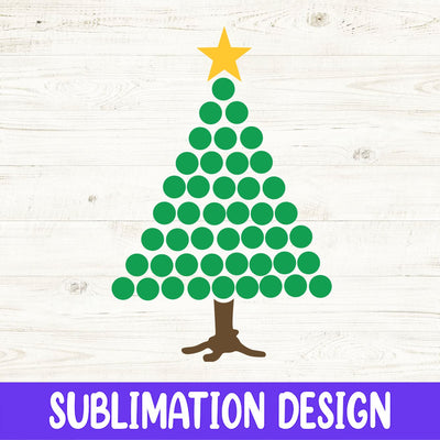 Christmas Tree PNG Sublimation Design Sublimation iStyleDesign 