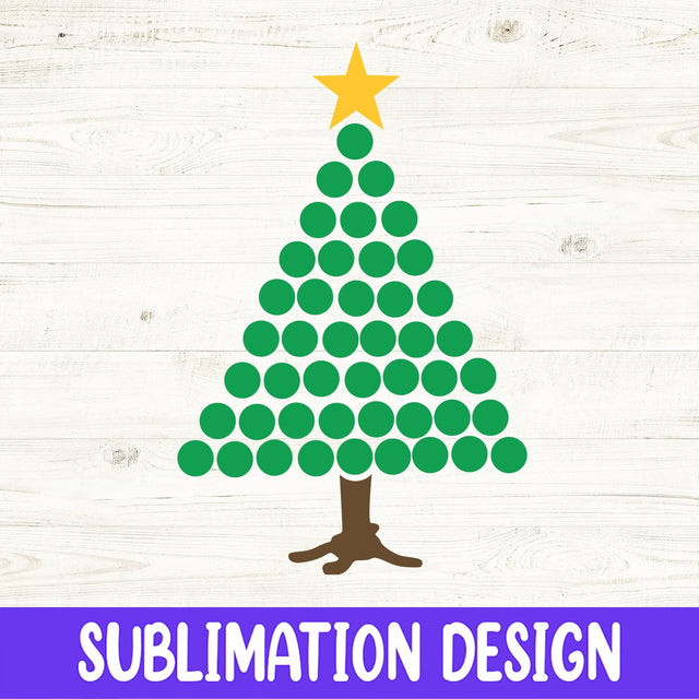 Christmas Tree PNG Sublimation Design Sublimation iStyleDesign 