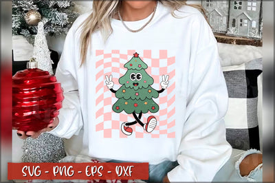 Christmas tree Retro SVG SVG Shetara Begum 