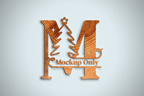 Christmas Tree Split Alphabets A to Z SVG SVG Slim Studio 