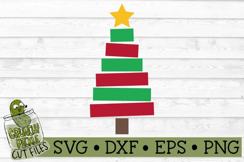 Christmas Tree Strips SVG SVG Crunchy Pickle 