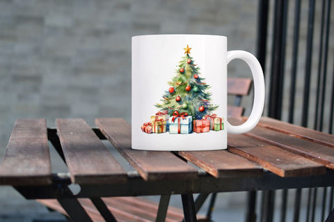 Christmas Tree Sublimation Clipart Bundle Sublimation Regulrcrative 