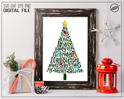 Christmas tree SVG Boertiek 