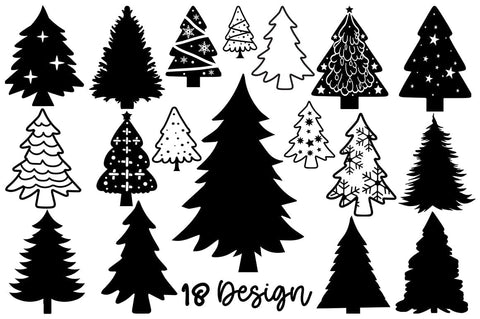 Christmas Tree SVG Bundle SVG FiveStarCrafting 