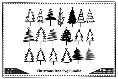 Christmas Tree Svg Bundle SVG shah alam 