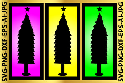 christmas tree svg ,christmas sign,Christmas frame svg SVG BB Type Studios 